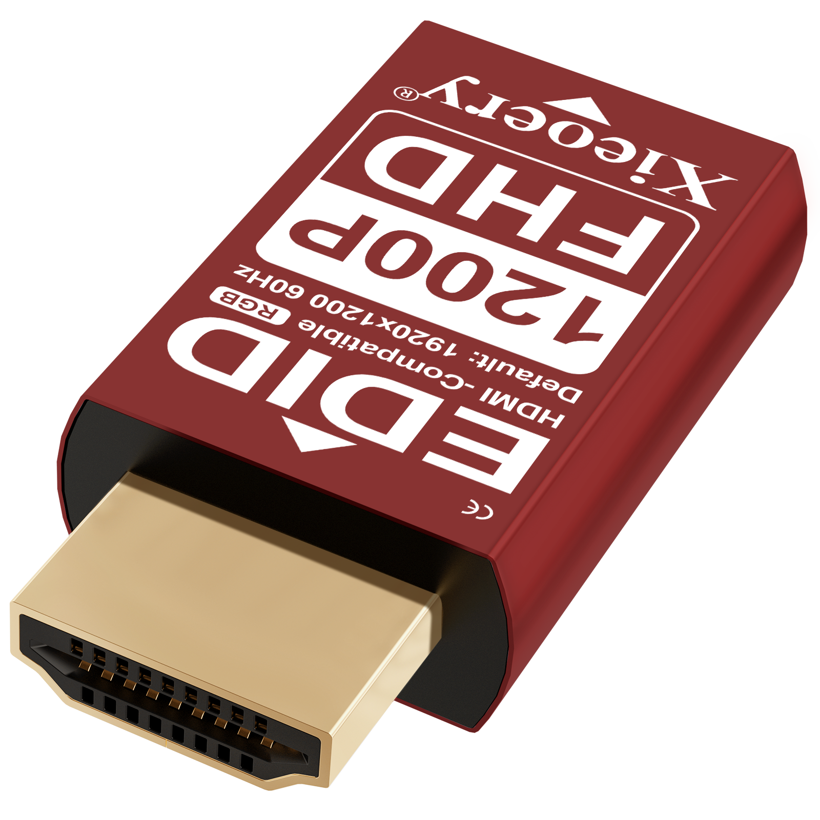 HDMI EDID Emulator Dummy Plug, 1920×1200 HDMI Display Adapter for Headless Servers & Industrial PCs, Stable EDID Emulation, Multi-Resolution Support up to 1920×1200@60Hz