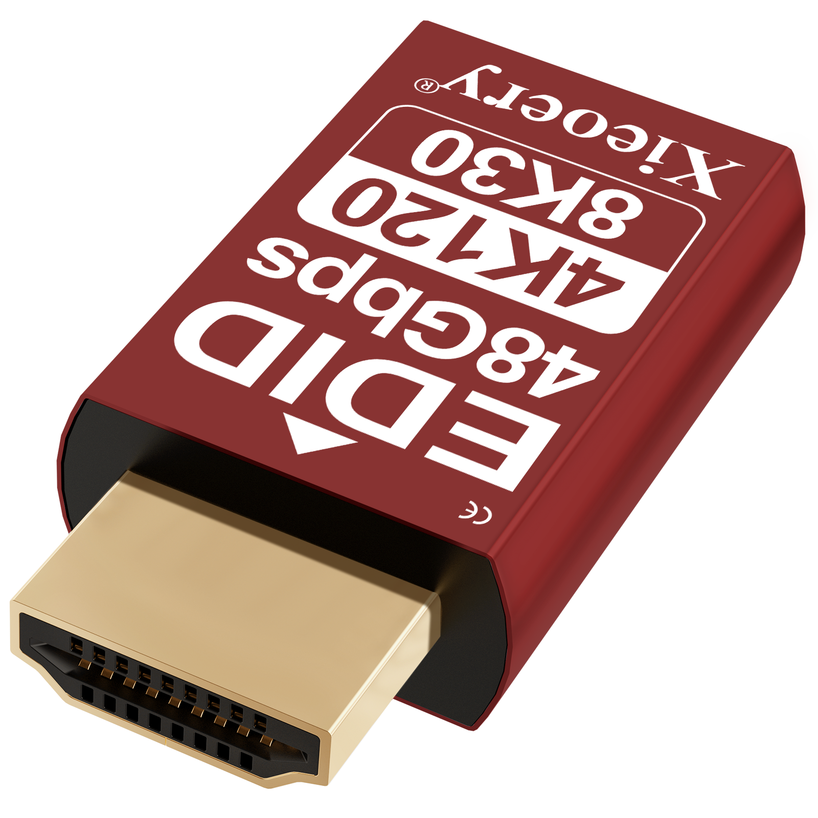 Xieoery 48Gbps HDMI Dummy Plug - True 8K 3840x2160@120Hz, 4K 4096x2160@24/30/60/100/120Hz, EDID Emulator, Headless HDMI Dongle for High-Performance Systems