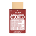 Xieoery HDMI 2.1 4K 120Hz EDID Emulator, 48Gbps Headless HDMI Dummy Plug, Default 3840×2160@60Hz Virtual Display for GPU Servers, PS5, Remote Desktop & 4K Workstations