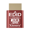 Xieoery 2K QHD HDMI EDID Emulator 2560×1440 60Hz Default, Dummy HDMI Plug for Remote Desktop, Headless Servers, GPU Rigs, Industrial PCs, Stable Display