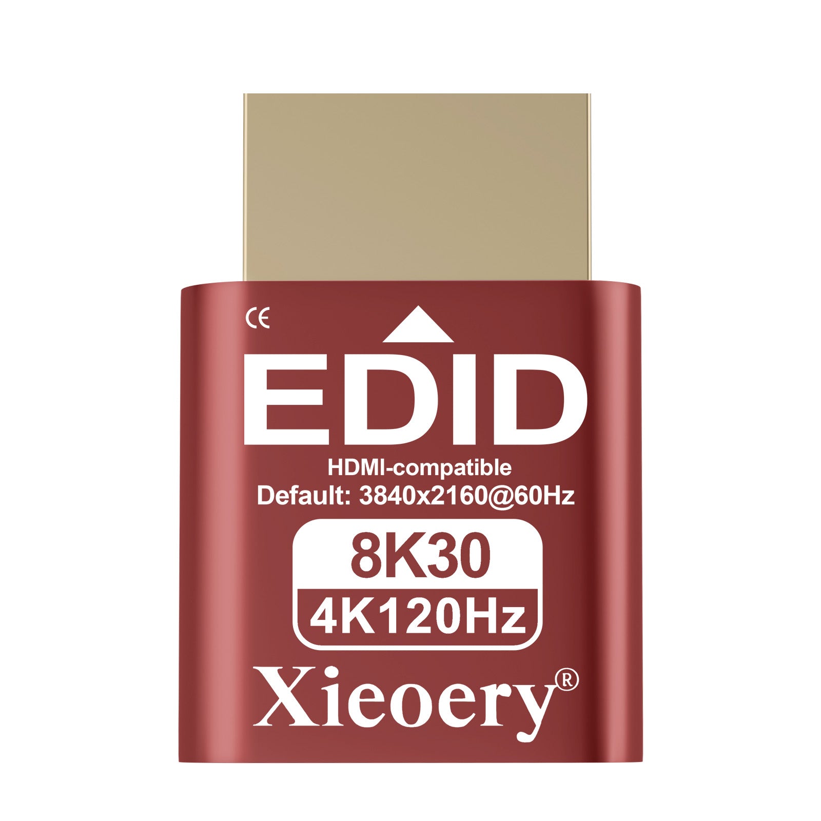 Xieoery 8K HDMI Dummy Plug - EDID Emulator, Headless HDMI Dongle, 7680x4320@30Hz, 2560x1600@60Hz, 1920x1080@30/50/60/120Hz for Remote Access, GPU Tasks & Virtual Desktop