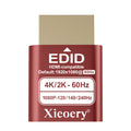Xieoery HDR HDMI Dummy Plug 4K 120Hz, EDID Emulator for Headless PCs, GPU Servers, Remote Desktop, Cloud Rendering, Virtual Monitor Adapter (Recommended 3840×2160 60Hz HDR)